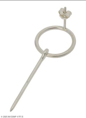 Ground Y×チェンソーマン レゼ GRENADE PIN EARRING Ground Y x Chainsaw Man Reze GRENADE PIN EARRINGS Yohji Yamamoto