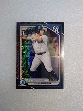 2024 Bowman Chrome Caleb Durbin Black Shimmer/10