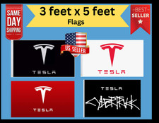 Tesla Motors 3 piedi x 5 piedi bandiera banner insegna da parete poster