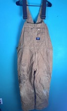 Walls Ultra Blizzard Pruf Mens Insulated Brown Bib Overalls Work XL Regular
