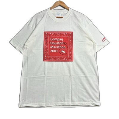 Vintage COMPAQ T-Shirt Mens XL Y2K PC Computer Tech Nerd Houston Texas