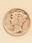 1924 Silver Mercury Dime Nice