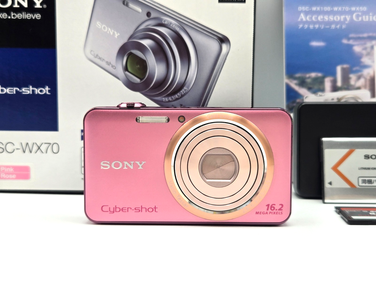 N.MINT] SONY Cyber-shot DSC-WX70 Pink 16.2MP Compact Digital