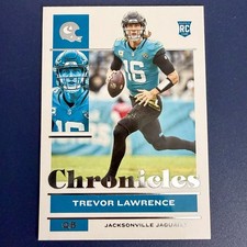 2021 Panini Chronicles Trevor Lawrence Rookie Card RC #47 Jacksonville Jaguars. rookie card picture