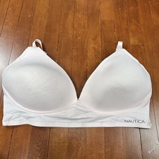 Nautica Pink Lounge T-Shirt Bra 42D Underwire Light Padding Side Boning
