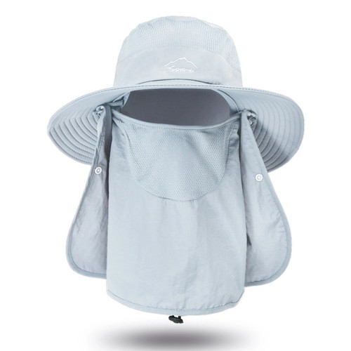 Outdoor Hiking Fishing Hat Summer Sun Protection Wide Brim Boonie Shade 50+ UPF - Picture 2 of 27