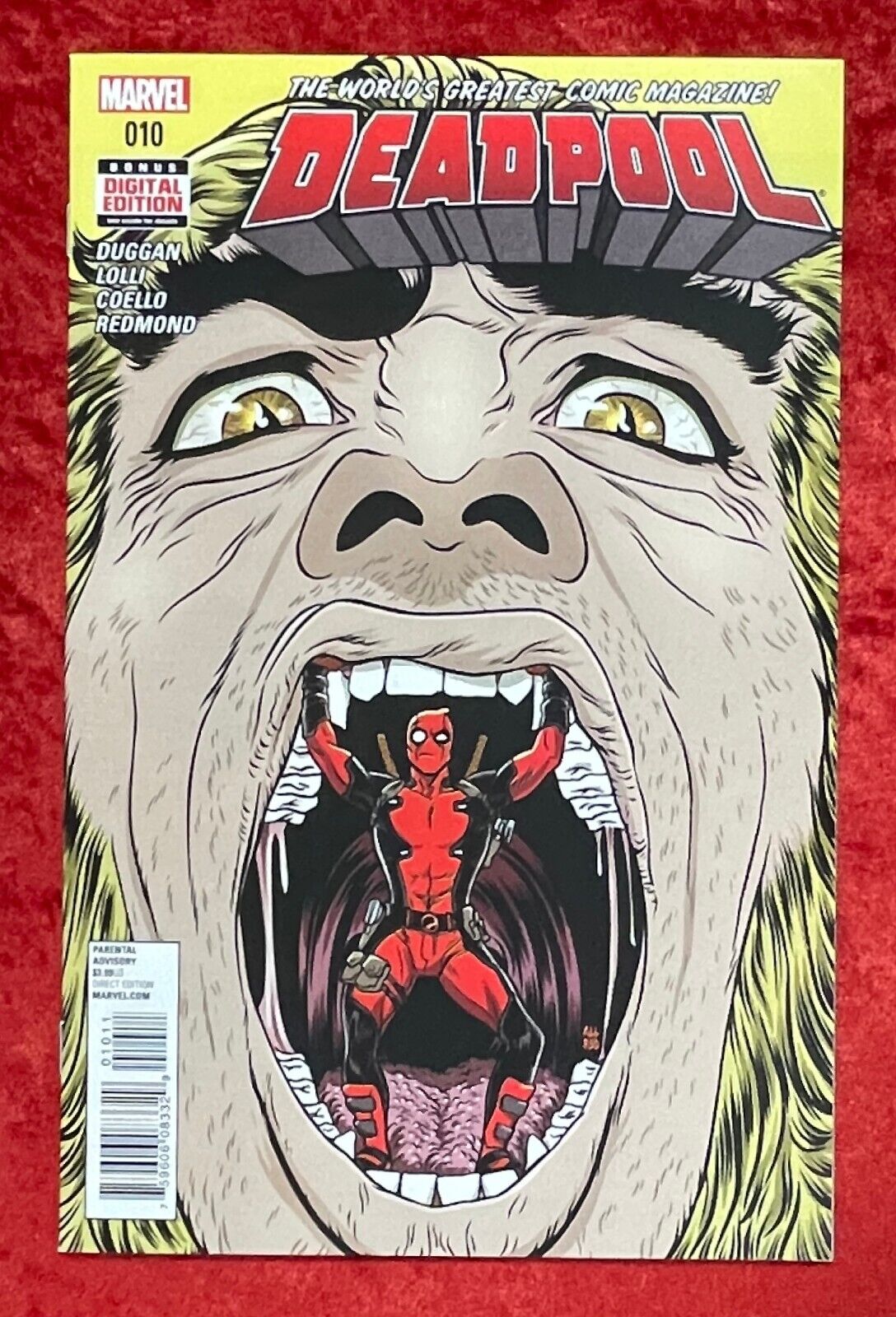 Deadpool #10, Marvel, 2016; Gerry Duggan; Sabretooth