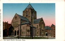 Germany, A. P. Lundborg, Worcester, Old South Church, 14898, United Postcard