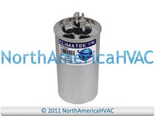 ClimaTek Round Dual Run Capacitor 50 + 5 uf MFD 440 Volt Fits Packard PRCFD505