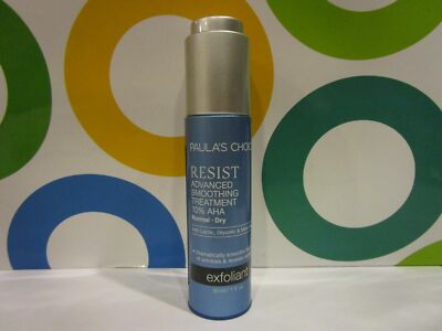 PAULA'S CHOICE ~ EXFOLIANT ADVANCED SMOOTHING TREATMENT 10 % AHA ~ 1 OZ UNBOXED