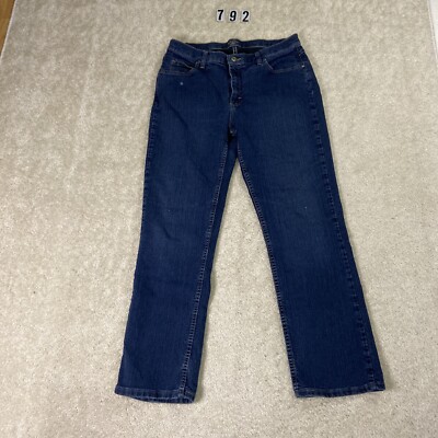Riders by LEE straight leg womens size 16m blue jeans casual