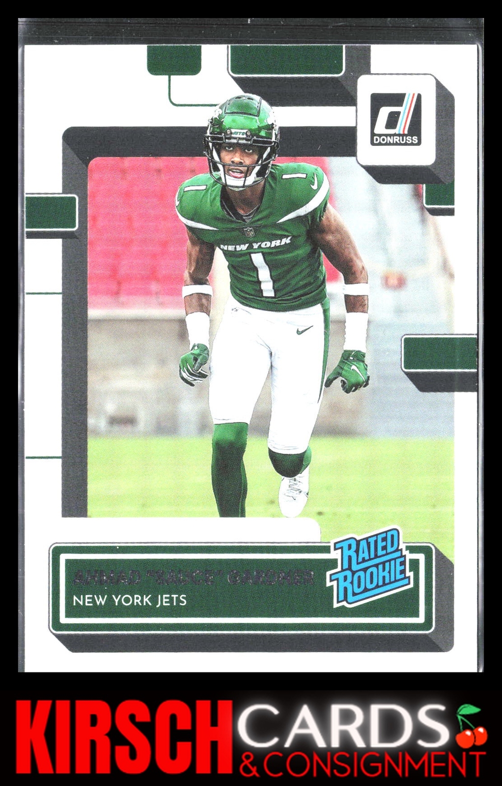 Ahmad "Sauce" Gardner 2022 Donruss #328 New York Jets
