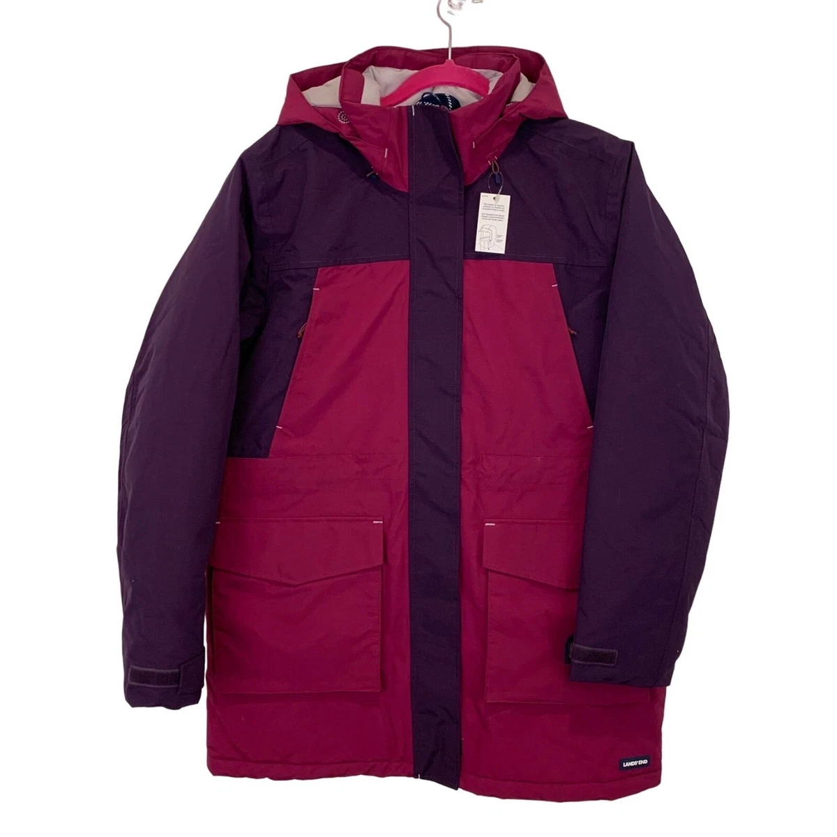 NWT Lands End Women s Squall Insulated Waterproof Winter Parka
