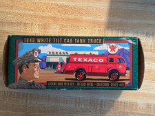 Choice of 8 ERTL Texaco Diecast Trucks Banks Collector Series Oil. Volume Disc