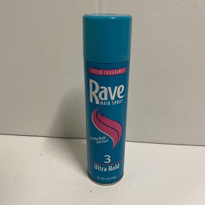 Rave Hairspray Fresh Fragance Ultra Hold Vintage Ebay