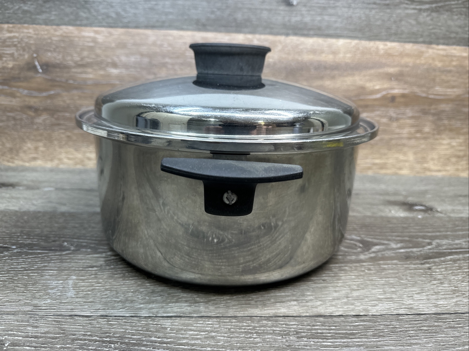 Chef's Ware Townecraft 6 Qt Multi Core Stainless Stock Bean Pot Dutch Oven & Lid eBay