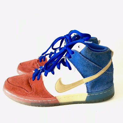 Nike Dunk High Premium SB Sneakers USA Olympic Tricolor Trico - Main Image