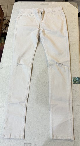 (2) Pair Of Women’s White Denim Jeans Women Stretch Fit White Jeans 29x30 - Picture 6 of 9