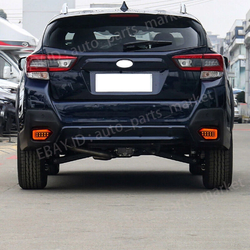 Luz de parachoques trasero LED luz antiniebla trasera señal de freno para Subaru Crosstrek 2019-2023 Foto 2 de 3