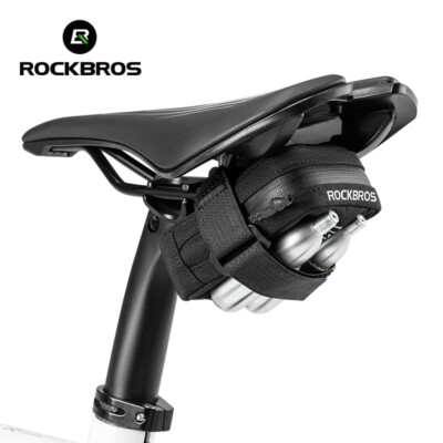 ROCKBROS Mini Bike Tail Bag Compact Portable Saddle Seat Bag Lightweight 0.35L 