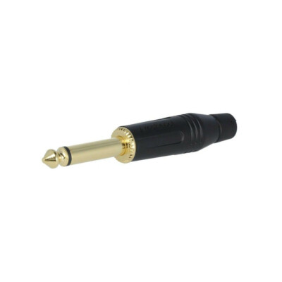 ACPM-GB-AU Stecker Jack 6,35mm männlich mono gerade für Leitungen Löten AMPHENOL