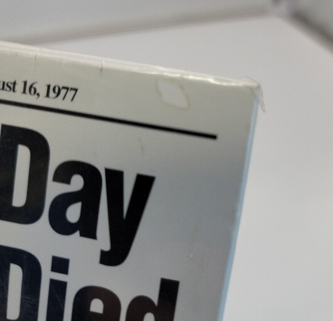 BRAND NEW -The Day Elvis Died Tuesday August 16, 1977 VHS 20th