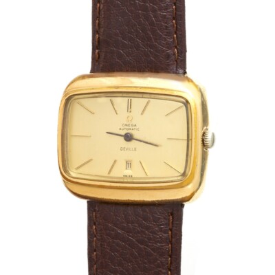 Vintage Omega Deville Geneve TV Case Ref 156.0002 Cal. 684 1970s