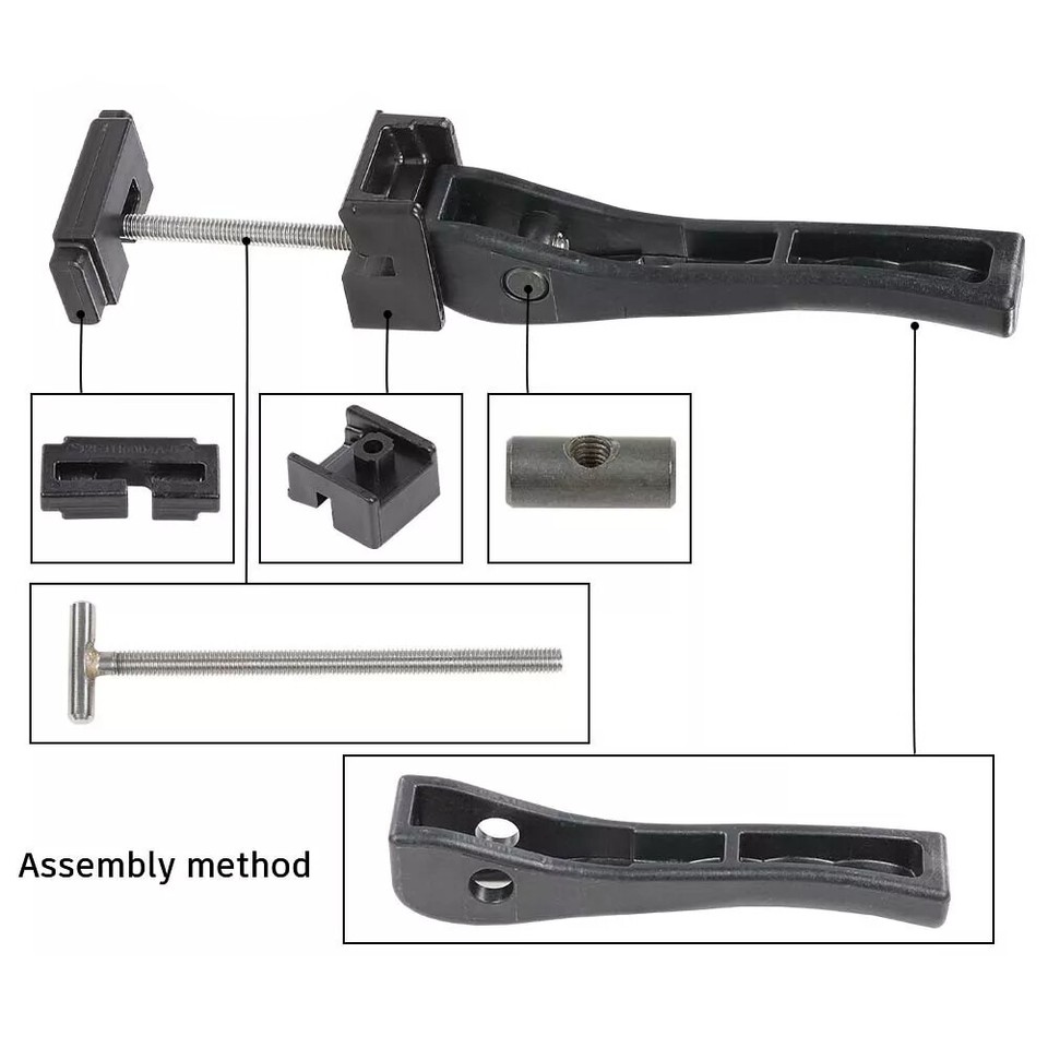 For Hard/Soft Folding Tonneau Cover Rear Clamps 4Pcs Universal Replace