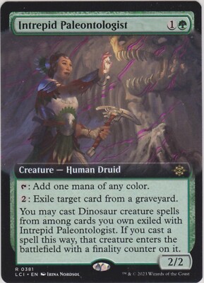 MTG - The Lost Caverns of Ixalan - Intrepid Paleontologist *Borderless*
