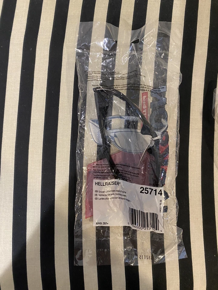 JACKSON V40 HELLRAISER Black Safety Glasses Smoke Lens Eye Protection 25714 BNIB - Image 2 of 2