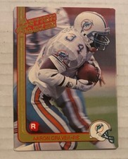 1991 Action Packed Rookie Update Aaron Craver #27 Dolphins NFL Card NM. rookie card picture