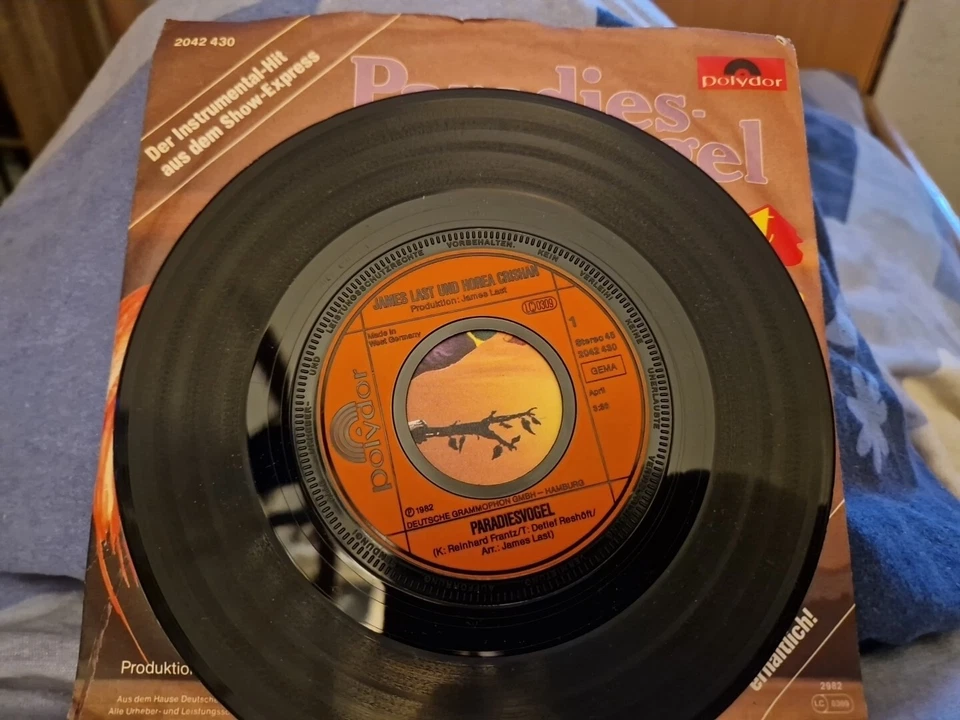 7" JAMES LAST & HOREA CRISHAN - PARADIESVOGEL ** D 1982 * * * * - Bild 2 von 2