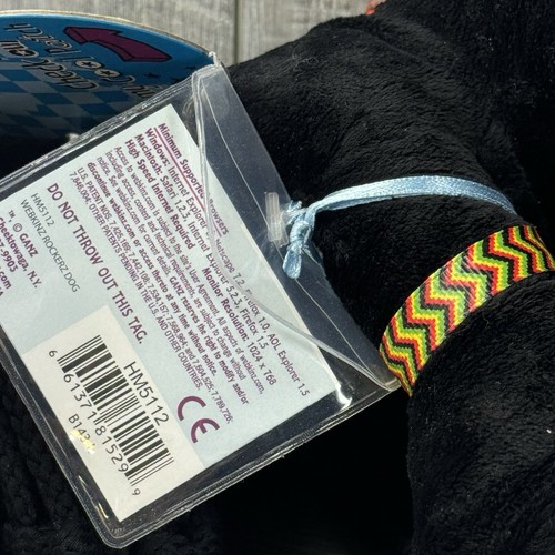 WEBKINZ ROCKERZ DOG ISLAND RHYTHM 🐶 HM5112 - NEW WITH SEALED CODE Bob Marley - Picture 7 of 10
