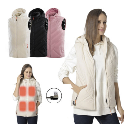 11Zonen Unisex USB Beheizbare Heizjacke Weste Heizweste Beheizte