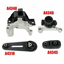 Fit 2007-2012 Nissan Sentra 2.0l Auto Cvt 5pcs Engine Motor Trans Mount Set