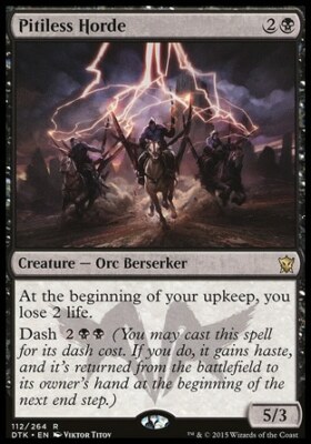 Magic the Gathering MTG Pitiless Horde (112) Dragons of Tarkir   LP