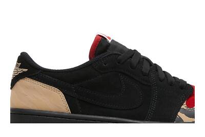 Sole Fly × Nike Air Jordan 1 Low Air Jordan 1 Low x SoleFly 'Black and Sport Red' (DN3400-001