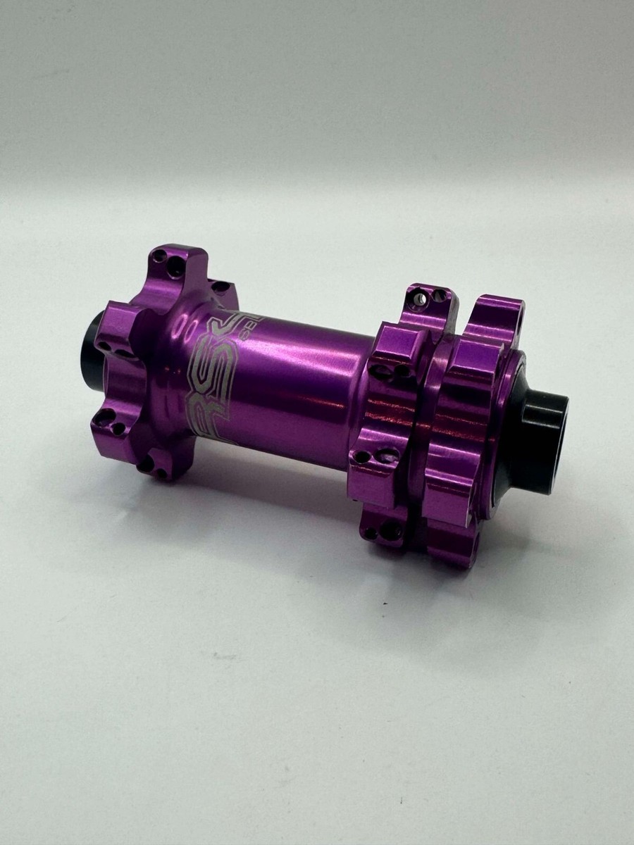 Hope RS4 Front Disc Hub Purple Straight Pull 24Hole Bolt