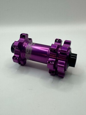 Hope RS4 Front Disc Hub Purple Straight Pull 24Hole Bolt