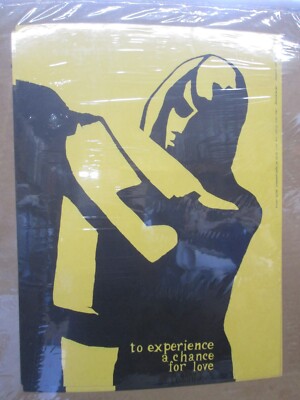 Vintage To experience a chance for love Aardvark 1970s poster 18808