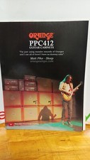 MATT PIKE SLEEP ORANGE GUITAR AMPLIFIERS PPC412  GUITAR  PRINT AD 11 X 8.5 z2