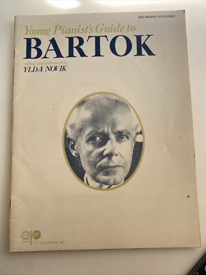 Young Pianist's Guide To Bartok, Ylda Novik 1976 Book w/ 7'' Record Piano   ab4
