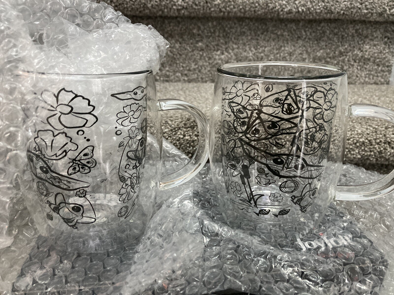 New Joy Jolt Star Wars Mandalorian 2 Double Wall Glasses - 13.5 Oz