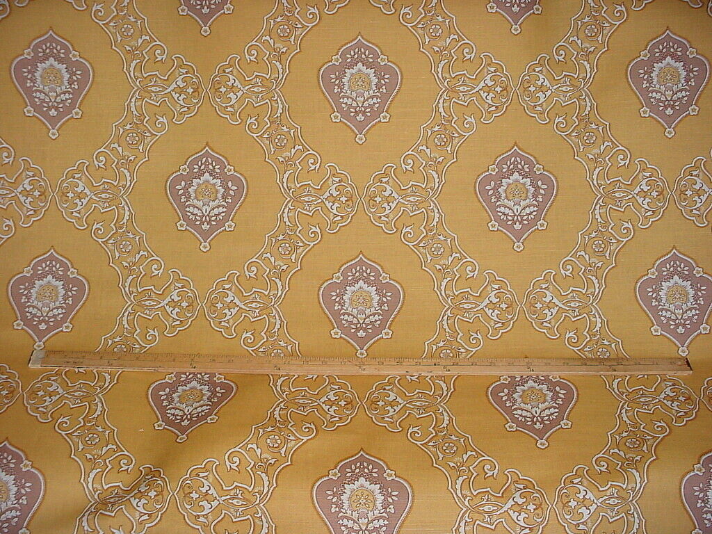 1-1/4Y Scalamandre FB 00031997 Rubempre Yellow Spanish Damask Upholstery Fabric