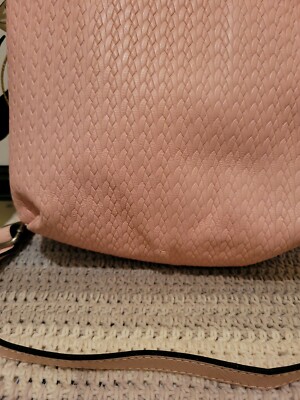 Patricia Nash ~Pink Leather Convertable Backpack Luzille | eBay display picture 1
