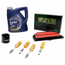 Wartung für Suzuki GSX-R 600 BG 2001-03 Öl 4L Set Luftfilter Ölfilter Zündkerzen