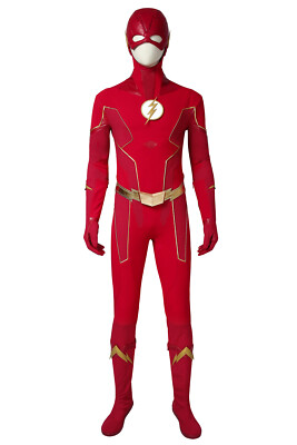 The Flash Season 6 Barry Allen Jumpsuit Outfits Halloween Cosplay Costume