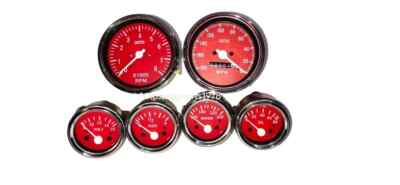 Smiths Kopie Kit-Elec Temperatur Öl Kraftstoff Ampgauge + Tacho 180-0 Mph +