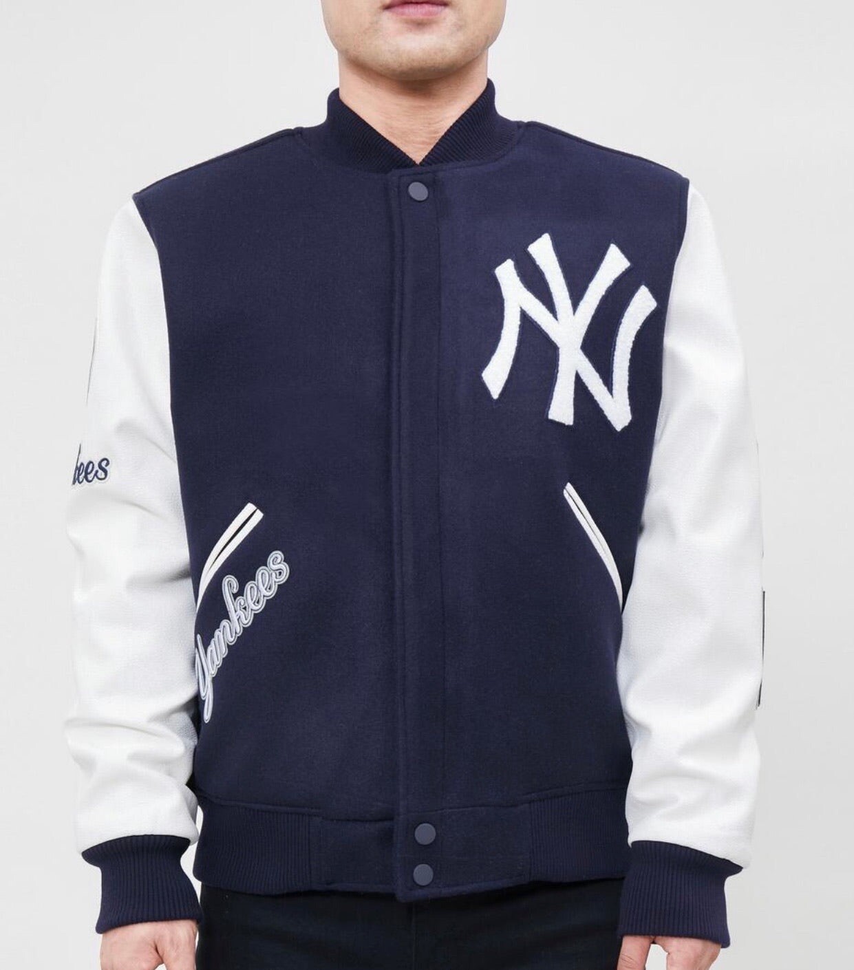 White Varsity Jacket LNY631275-MDN | eBay