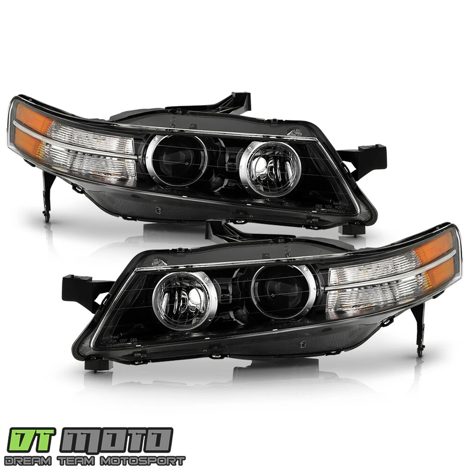 Juego de pares de faros proyectores HID/Xenón para 2004-2008 Acura TL Type-S Foto 2 de 4